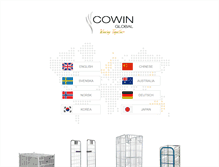 Tablet Screenshot of cowinglobal.com